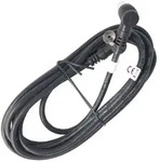 TV Anschlu&szlig;kabel, koaxial Anschluss Kabel Winkel schwarz 2,5 Meter