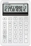 Casio MS-200DQ-WE Tischrechner, 12-stellig, Solar-/Batteriebetrieb, Wei&szlig;
