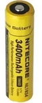 Nitecore Li-Ion Akku Typ 18650 mit 3400mAh NL1834 69,4x18,3mm mit Schutzschaltung