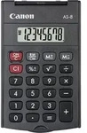 Canon AS-8 Taschenrechner, 8-stellig, grau, mit 360&deg;-Drehabdeckung