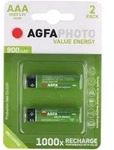 Agfaphoto Akku NiMH, Micro, AAA, HR03, 1.2V/900mAh Value Energy, Retail Blister