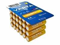Varta Batterie Alkaline, Mignon, AA, LR06, 1.5V Longlife, Retail Box (24-Pack)