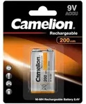 9V NiMH Akku 8,45 Volt mit 200mAh 1 St&uuml;ck HR6F22 Abmessungen 26,1 x 15,2 x 48,5mm