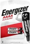 Energizer Batterie Alkaline, AAAA, 1.5V Electronics, Retail Blister (2-Pack)