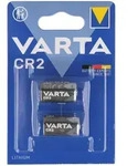 Varta Batterie Lithium, CR2, 3V Photo, Retail Blister (2-Pack)