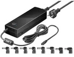 Goobay 134,5 W Notebook-Netzteil - inkl. 1x USB- und 8x DC-Adapter; 12 V - 24 V bis