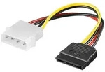 Goobay PC-Stromkabel/Stromadapter, 5.25-Stecker zu SATA - 4-pol. 5,25-Powerstecker >