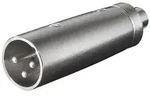 Goobay XLR-Adapter, Cinch-Buchse zu XLR-Stecker - XLR-Stecker (3-Pin) > Cinch-Buchse
