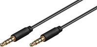 Goobay kompatibel 4-poliges Audiokabel f&uuml;r Apple iPhone, Apple iPod, Apple iPod