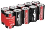 ANSMANN Industrial Alkaline-Batterien Mono D / LR20 1,5 V &ndash; 10er Pack