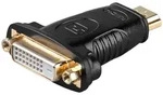 Goobay HDMITM/DVI-D-Adapter, vergoldet - HDMITM-Stecker (Typ A) > DVI-D-Buchse