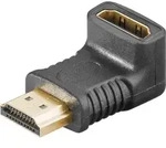 Goobay HDMITM-Winkeladapter, vergoldet - HDMITM-Buchse (Typ A) > HDMITM-Stecker (Typ