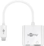Goobay USB-CTM-Adapter HDMI 4k60Hz, PD, wei&szlig; - erweitert ein USB-CTM Ger&auml;t um einen