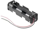 8x AA (Mignon) Batteriehalter - lose Kabelenden &ndash; Batteriehalter AA Mignon,