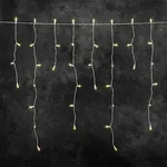 LED Eisregen Lichtervorhang au&szlig;en 2761-802 200 bernsteinf. LED