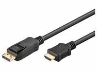 DisplayPort auf HDMI Adapterkabel DisplayPort-Stecker (1.2) > HDMI-Stecker (Typ...