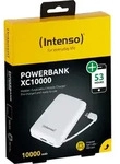 Intenso Akku-Powerbank &bdquo;XC10000&ldquo; &ndash; 10.000 mAh, Wei&szlig;, USB-A / integriertes