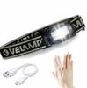 Velamp Metros LED Stirnlampe IH523, akkubetriebener Mulitfunktionsscheinwerfer...