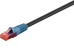Goobay CAT 6 Outdoor-Patchkabel, U/UTP, Schwarz