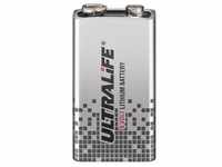 Ultralife 6F22 /9 V Block((U9VL-J-P) - Lithium Batterie, 9 V