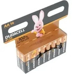 Duracell Batterie Alkaline, Mignon, AA, LR06, 1.5V Plus, Extra Life, Retail Blister