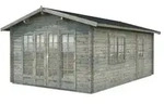Palmako Gartenhaus Irene, ca. B426/H276/T598 cm, Grau