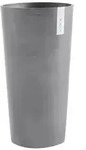 Ecopots Kunststoff-Topf Amsterdam hoch, rund, Grau