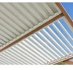 Westmann Zedernholz-Pavillon Karl, mit Lamellendach, ca. B396/H251/T335 cm, Natur
