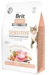 Brit Care Trockenfutter f&uuml;r Katzen Sensitive Adult, Truthahn & Lachs