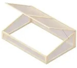 Upyard Fr&uuml;hbeet-Aufsatz, ca. B121,5/H6,5/T80,5 cm, Natur