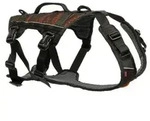 Non-stop dogwear Mehrzweck-Hundegeschirr Rock harness long, schwarz/orange