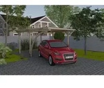 Weka Carport 606 A, Natur