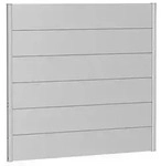 Biohort Sichtschutz, ca. B150/H135 cm, Silber