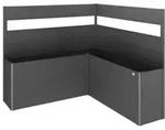 Biohort Sichtschutz Belvedere L200 mit Acrylglas, ca. B201/H91/T201 cm,...
