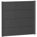 Biohort Sichtschutz, ca. B100/H90 cm, Dunkelgrau