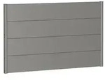 Biohort Sichtschutz, ca. B150/H90 cm, Quarzgrau