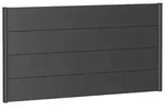 Biohort Sichtschutz, ca. B180/H90 cm, Dunkelgrau