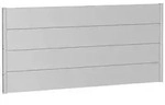 Biohort Sichtschutz, ca. B200/H90 cm, Silber