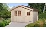 Weka Gartenhaus 253 Gr. 2, ca. B420/H270/T310 cm, Natur