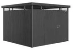Biohort Metallger&auml;tehaus HighLine H6, ca. B314,3/H221/T314,3 cm, Dunkelgrau