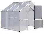 KGT Gew&auml;chshaus Enzian III, ca. B267/H227/T227 cm, Silber