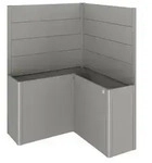 Biohort Sichtschutz Belvedere L150, ca. B152/H91/T152 cm, Quarzgrau