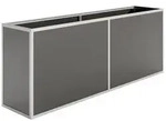 KGT Alu-Hochbeet 210, ca. B205/H77/T45 cm, Silber
