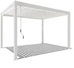 Weide Deluxe Pergola Voll-Alu, ca. B400/H255/T300 cm