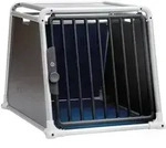 4pets&reg; Hundetransportbox ECO BLACK 3, Schwarz, Blau, Silber