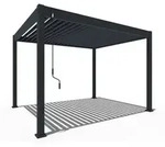 Weide Classic Pergola 3x3,6 Alu-Stahl, ca. B360/H255/T300 cm