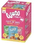 WOW&reg; Cat Nassfutter f&uuml;r Katzen Multipack Premium Filets in Sauce, Adult, 8 x 85 g