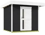 Weka Designhaus 172 Gr. 1, ca. B275/H226/T314 cm, Dunkelgrau