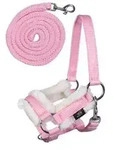HKM KIDS Hobby Horsing Halfter und Strick, rosa