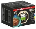 Sheba&reg; Nassfutter f&uuml;r Katzen Sauce Collection Multipack Adult, Feine Vielfalt, 32 x